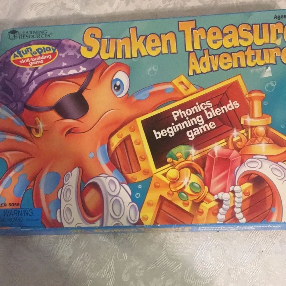 Sunken Treasure Adventure Phonics Game - Orange